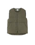 Veste sans manches homme Hoch Dark Olive matelassée Bellerose