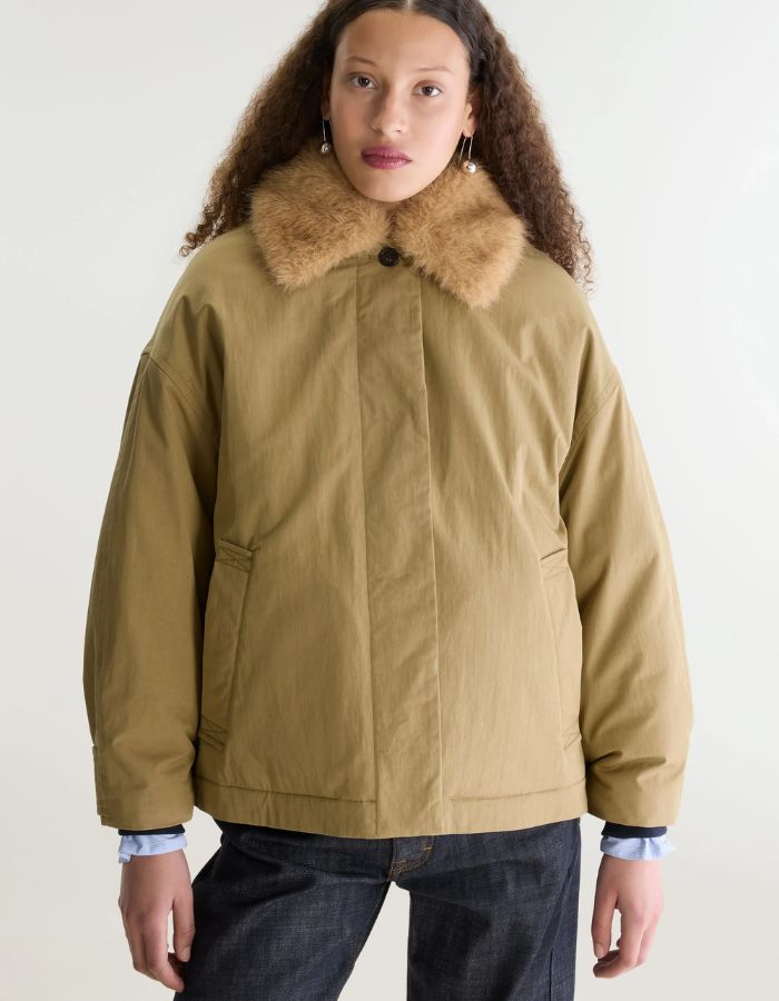 Veste courte Hilma Soil style trench beige pour femme Bellerose